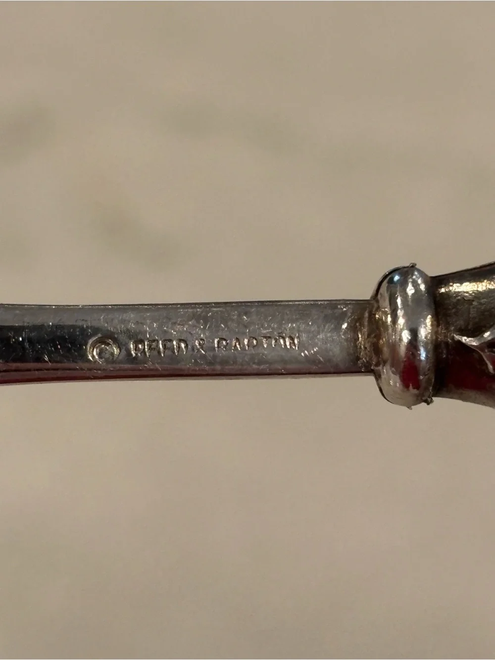 Vintage Reed & Barton Silver plated Christmas Spoon